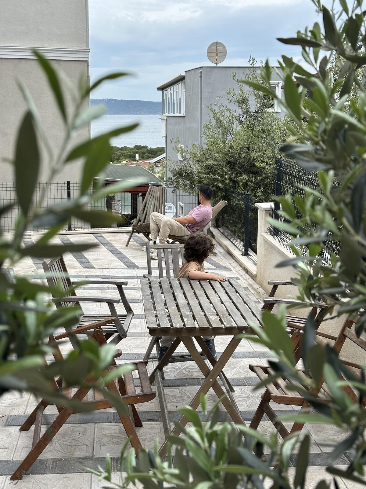 Bahçe yolu ve peyzaj